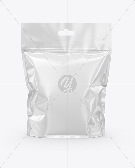 Glossy Stand-up Pouch Mockup