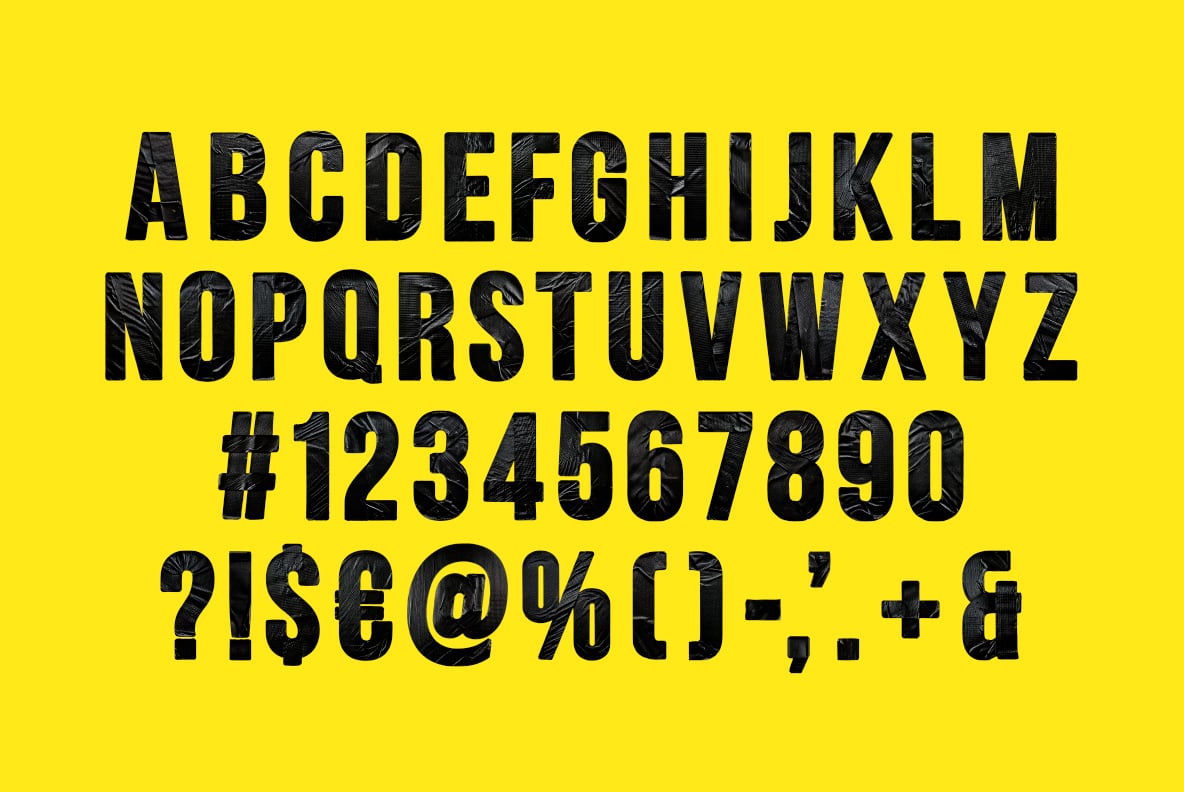 Tape Craft Font