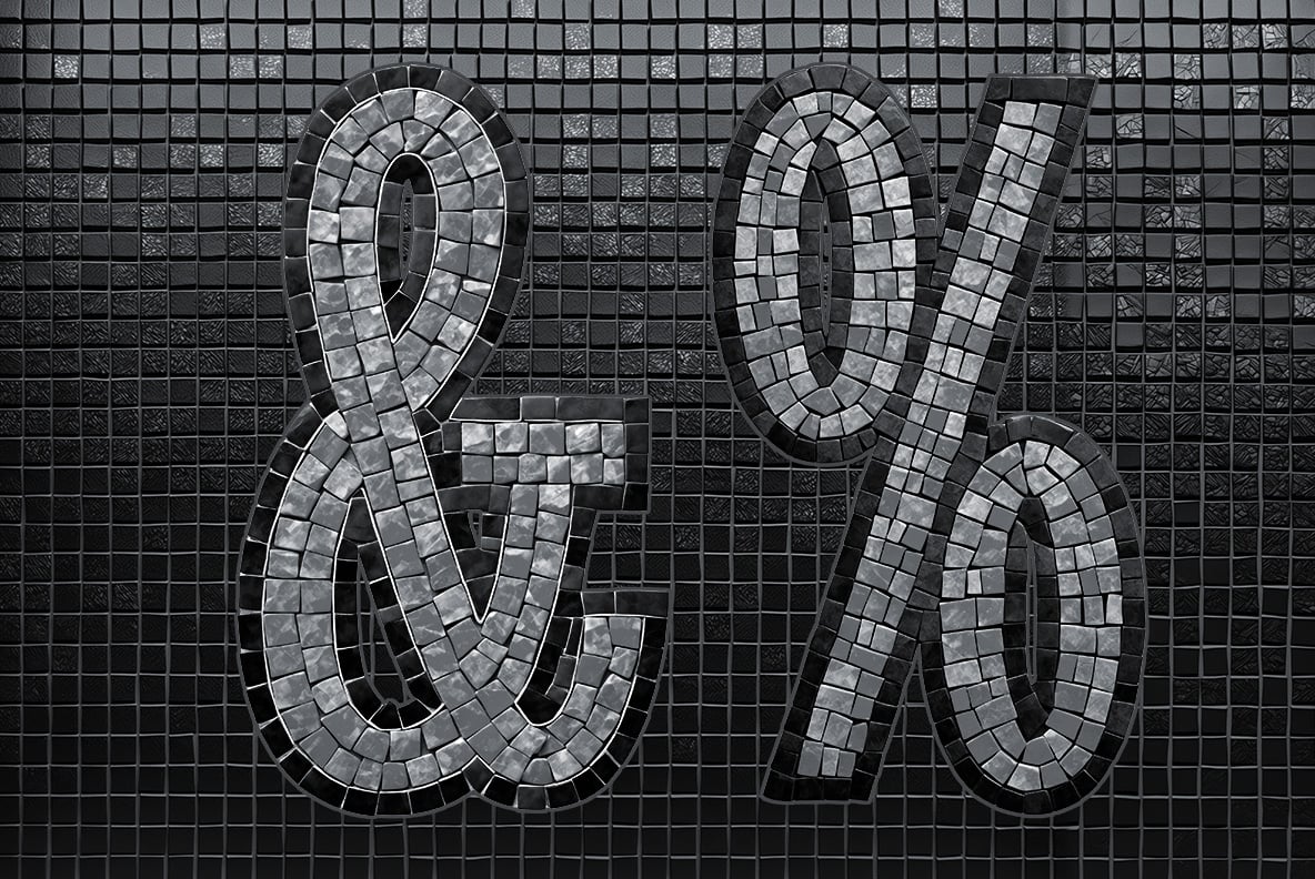 Mosaic Font