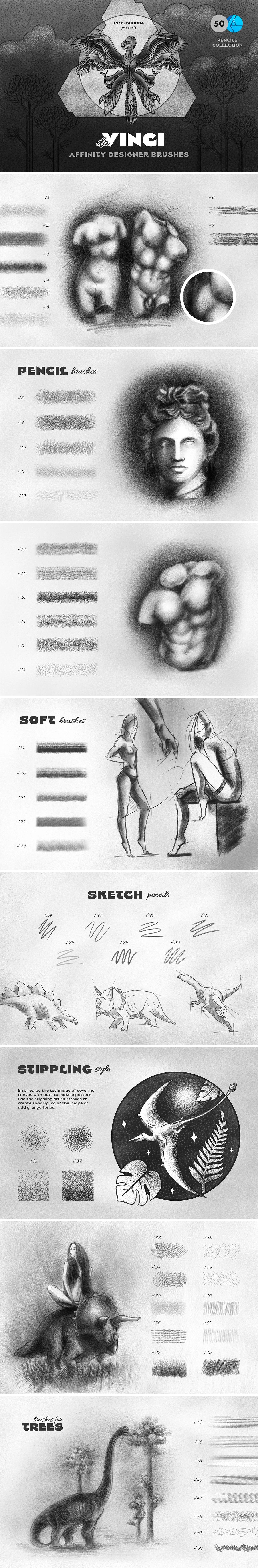 12-in-1 Affinity Brushes Bundle