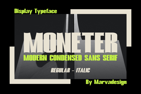 Moneter Font - Magazine