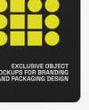 Notepad Mockup – Front View
