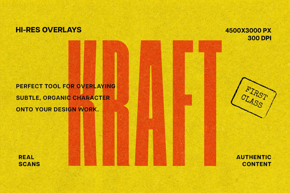 Gray Kraft Paper Overlays