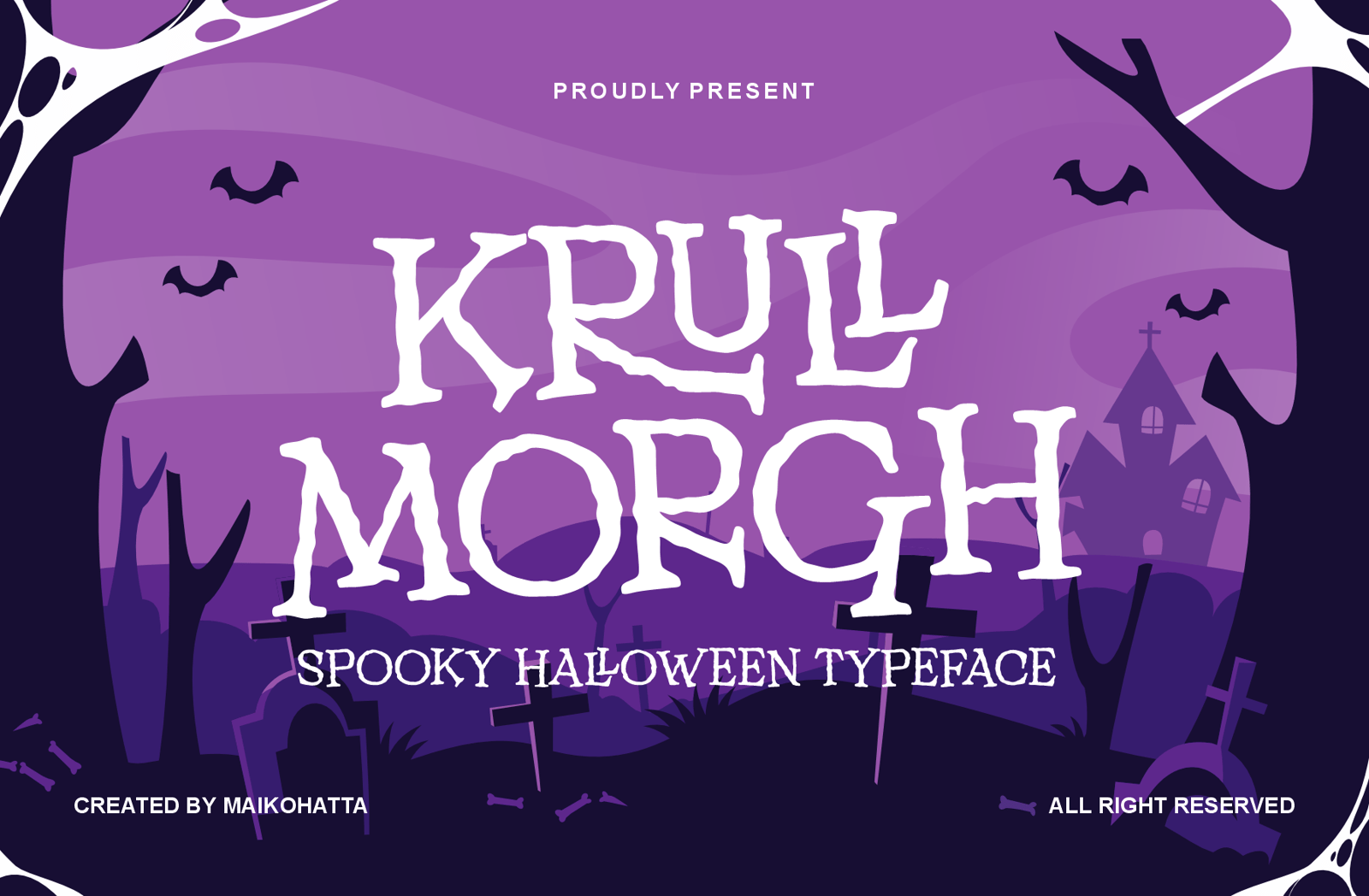 Krull Morgh - Spooky Halloween Typeface