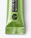 Matte Stick Sachet Mockup