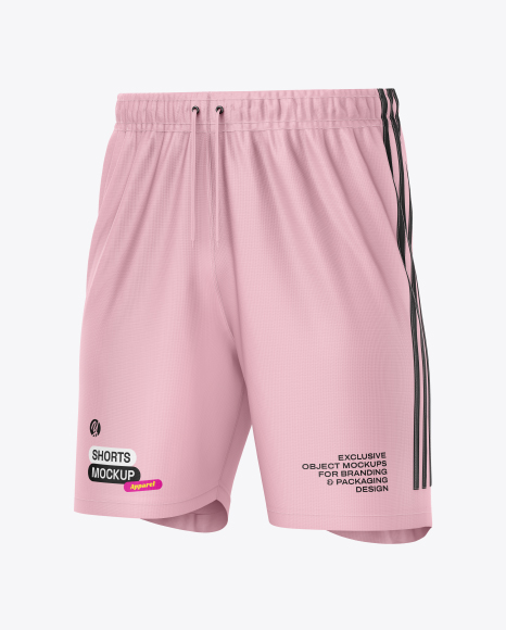 Soccer Shorts Mockup - Half Side View