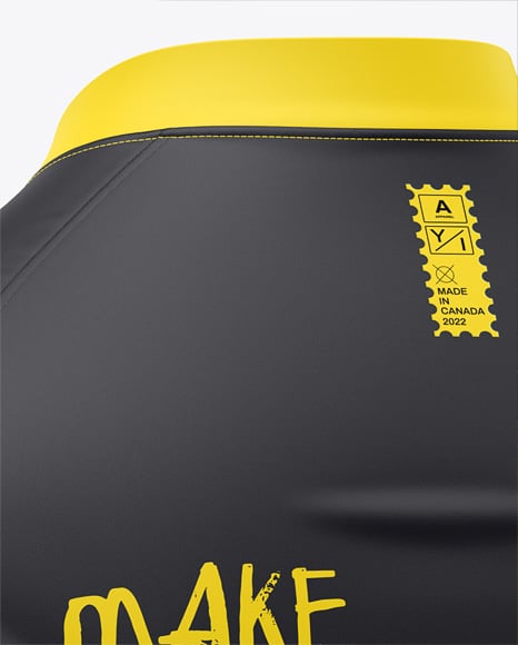 Raglan Short Sleeve Cage Jacket Mockup