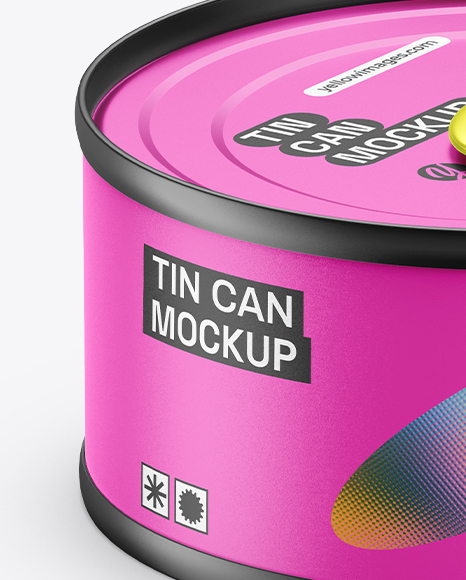 Tin Can Mockup