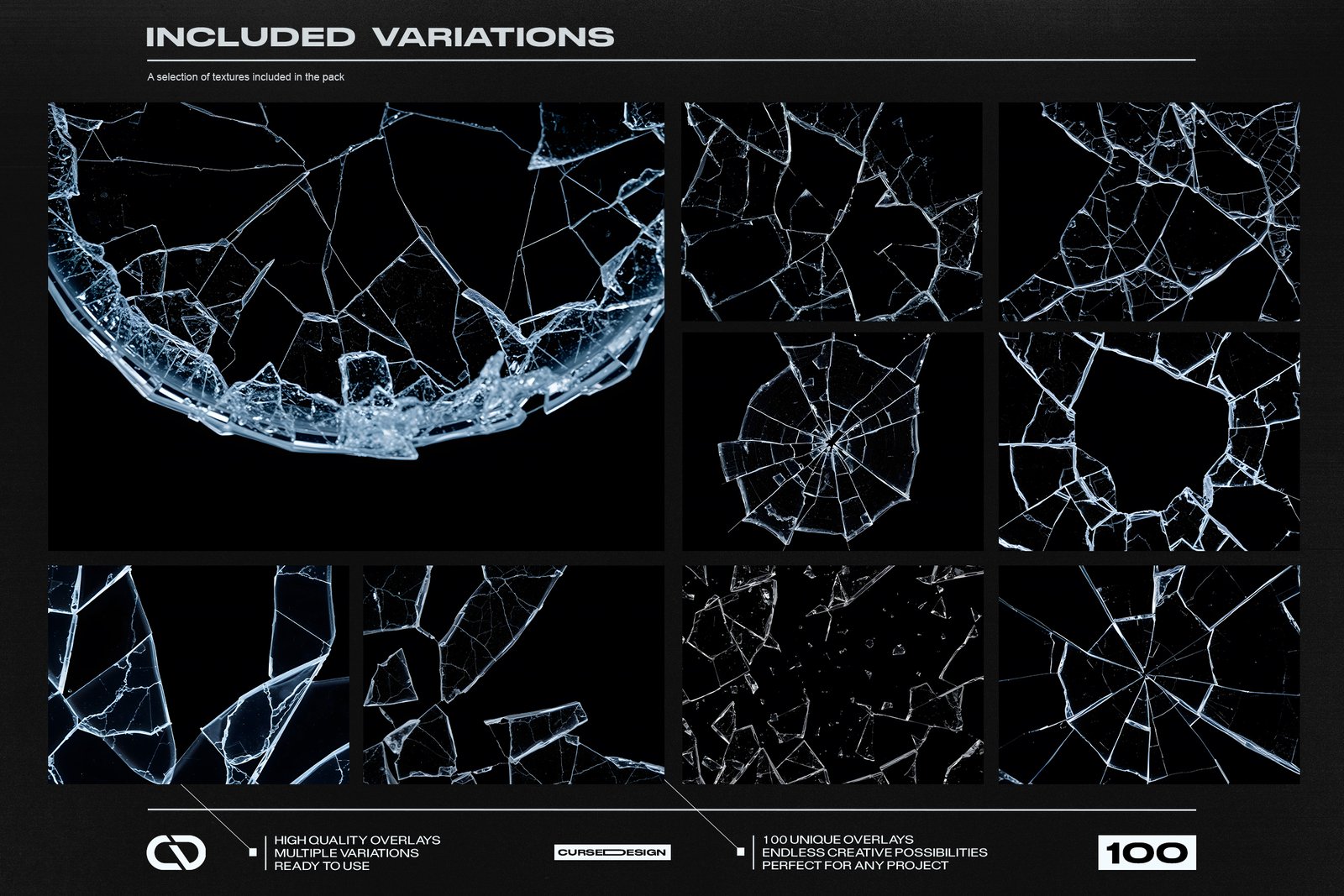 Broken Glass Overlays