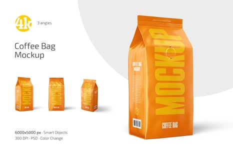 Coffee Bag Mockup Set