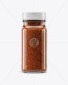 Glass Jar with Cajun Seasoning Mockup