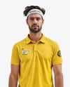 Bearded Man Wearing a Tennis Kit Mockup