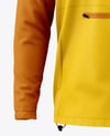 Men's Anorak Windbreaker Jacket Mockup - Front View