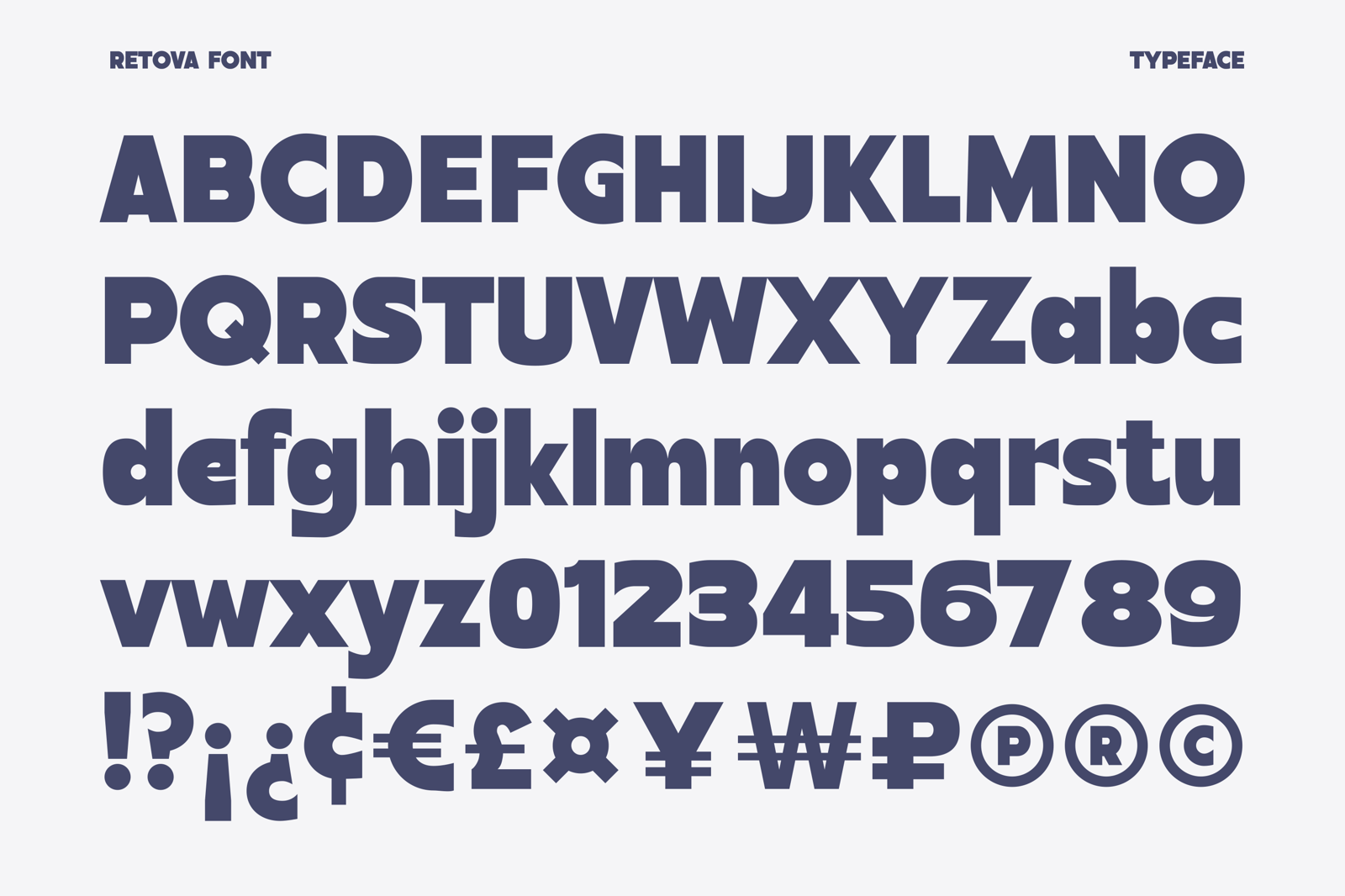 Retova - Display Font
