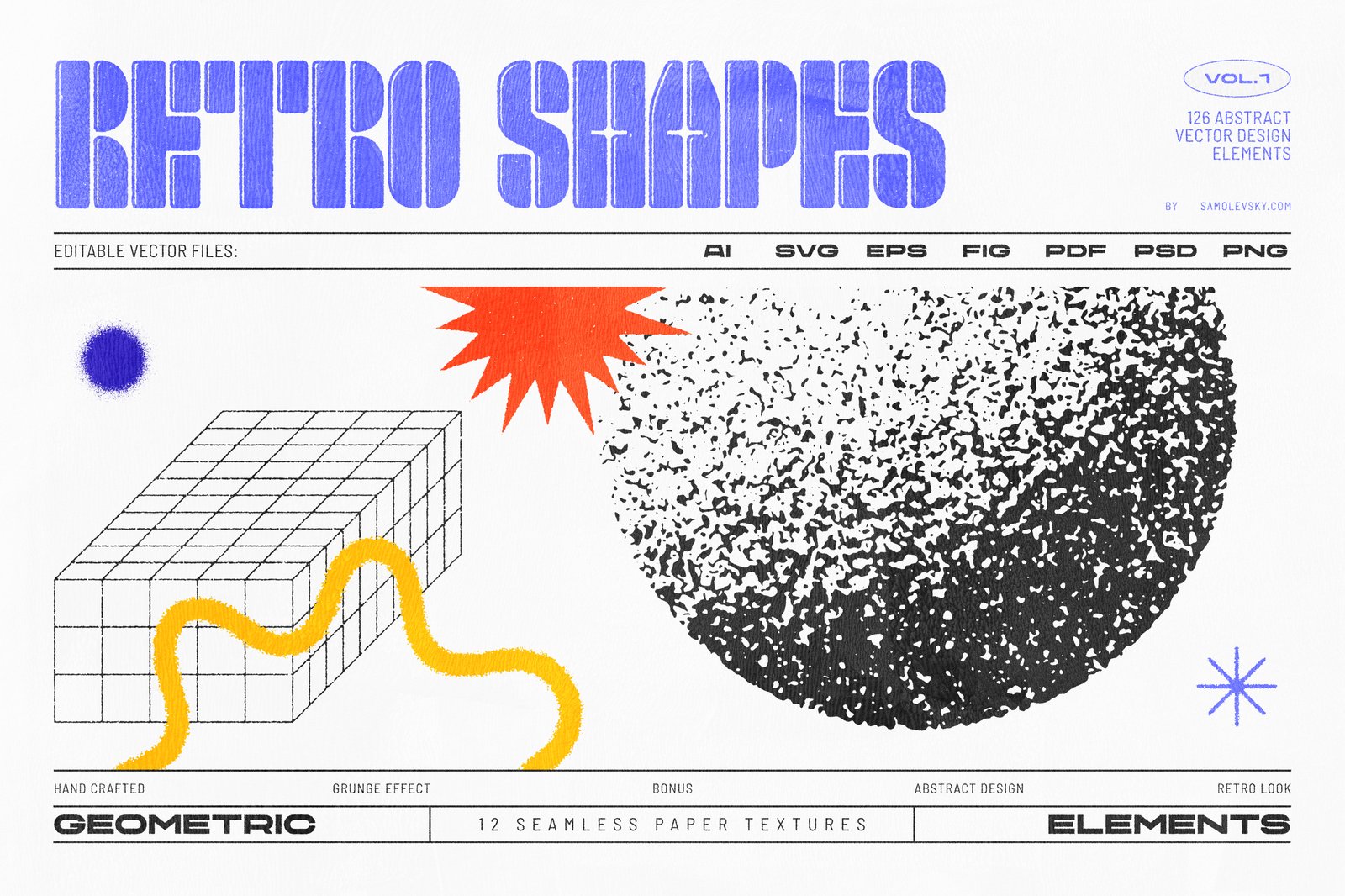 126 Retro Shapes Collection Vol.1