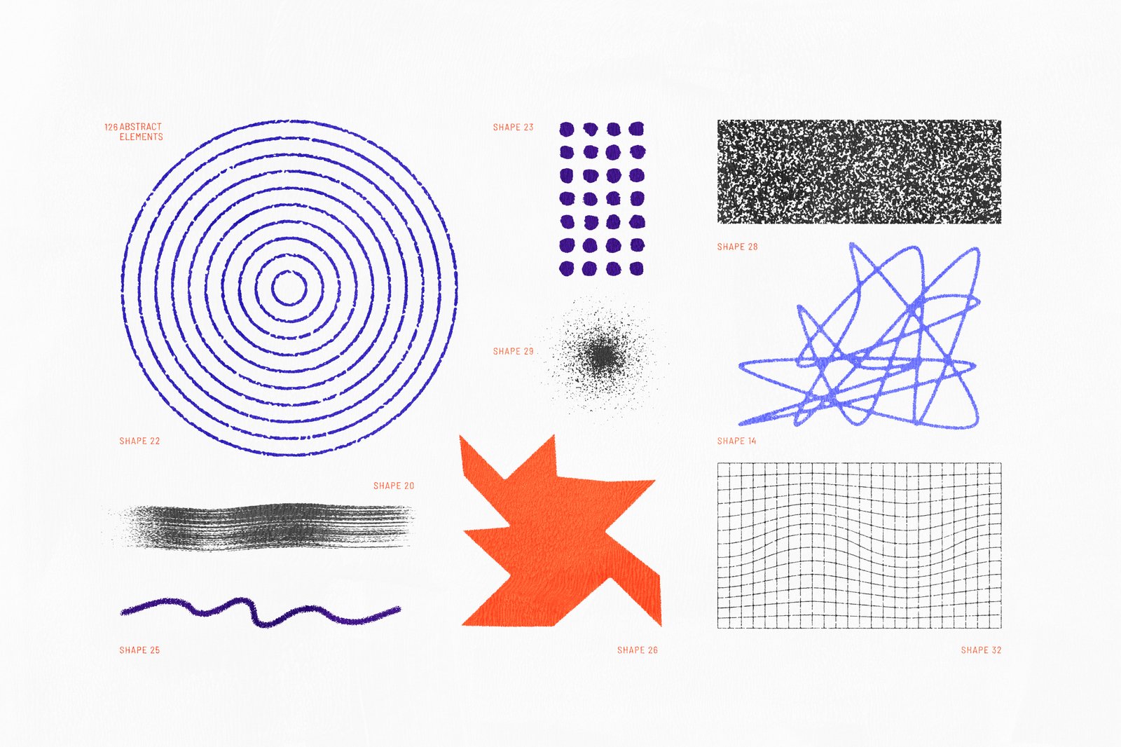 126 Retro Shapes Collection Vol.1