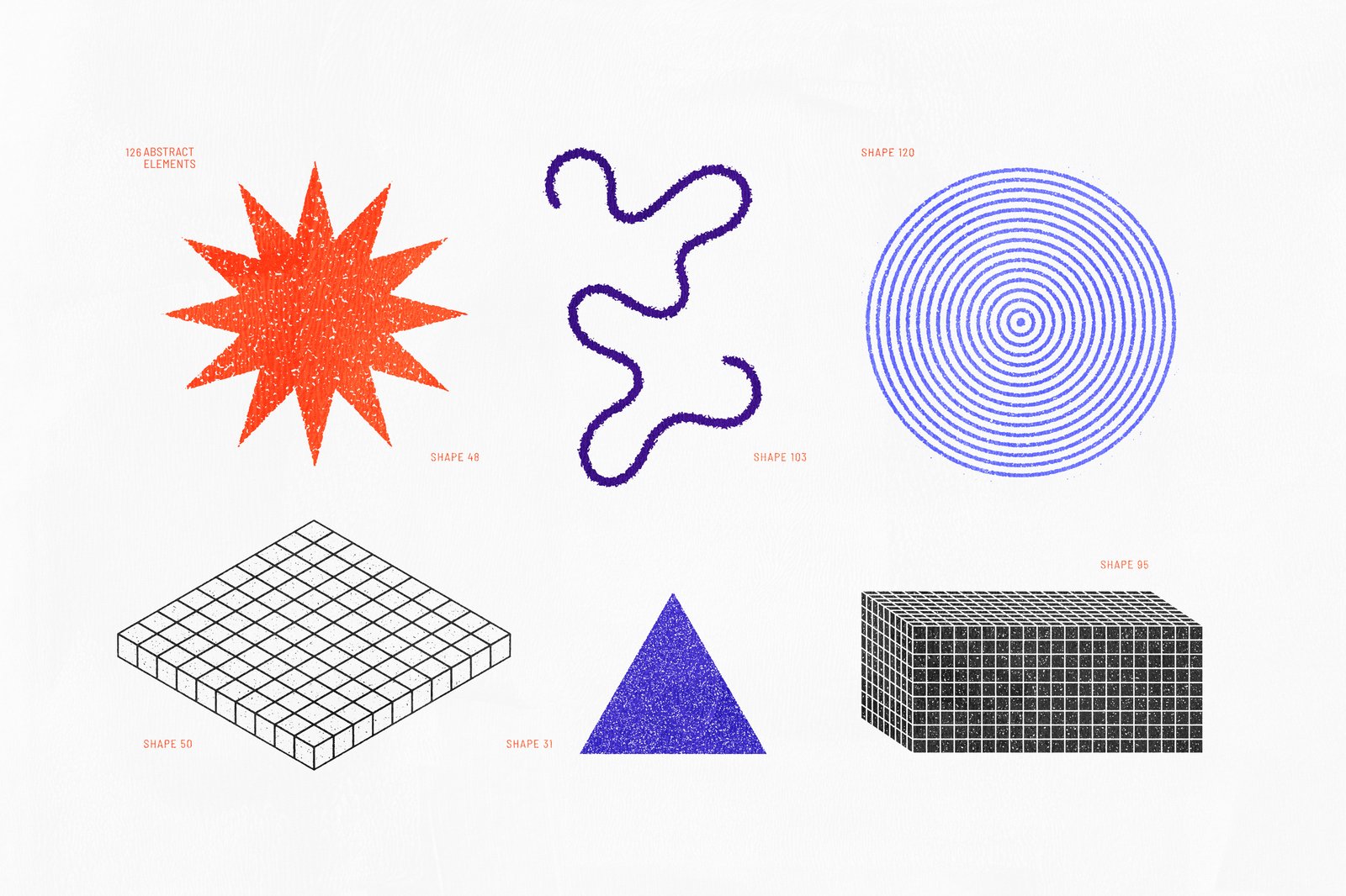 126 Retro Shapes Collection Vol.1