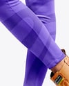 Chelsea Boots on Woman's Legs with Leggins Mockup