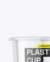 Clear Plastic Cup Mockup