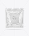 Glossy Sachet with Zip Lock Mockup