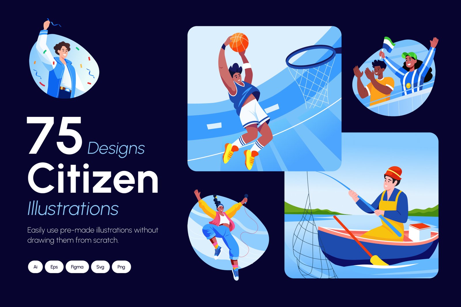 Citizens Illustration Set