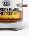 Bullet Whiskey Glass Mockup