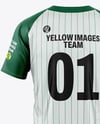 Baseball Jersey Mockup - Back View