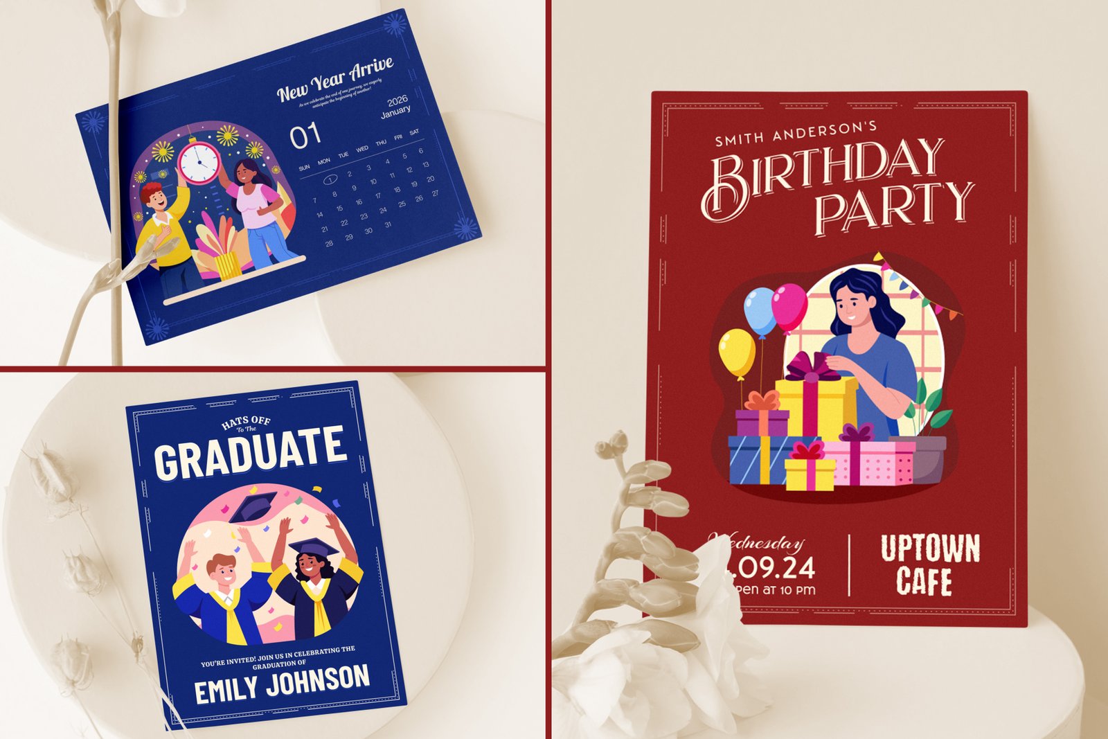 Celebrate Illustrations Art Set