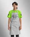 Asian Man Wearing Apron and Mandarin Neck Shirt Mockup