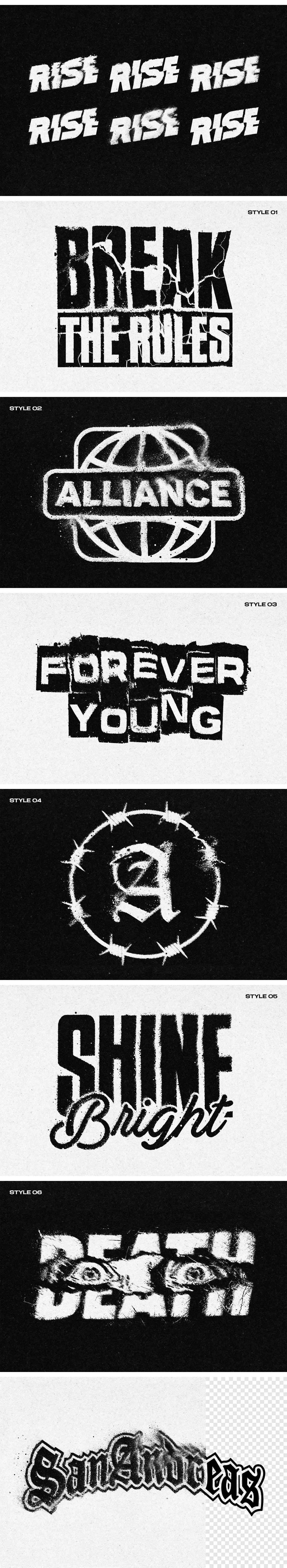 Dust Distortion Text &amp; Logo Effect
