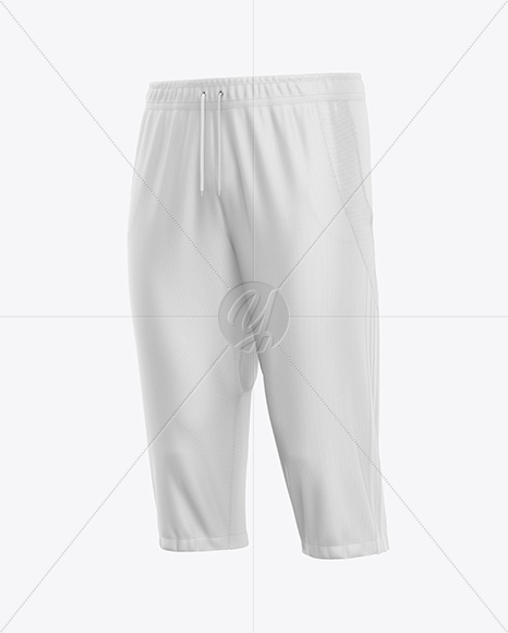 Quarter Sports Pants Mockup - Half Side View