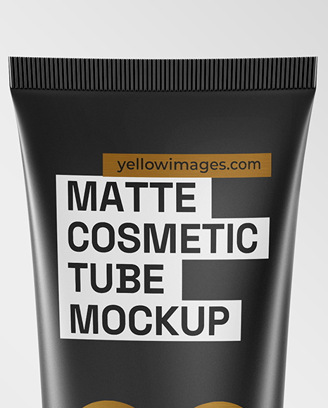 Matte Cosmetic Tube Mockup