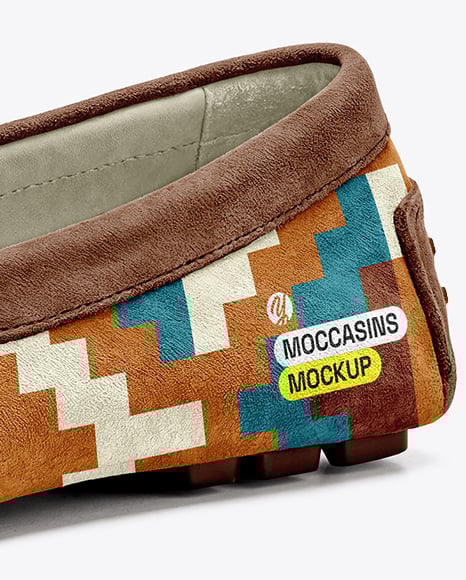 Suede Moccasin Mockup