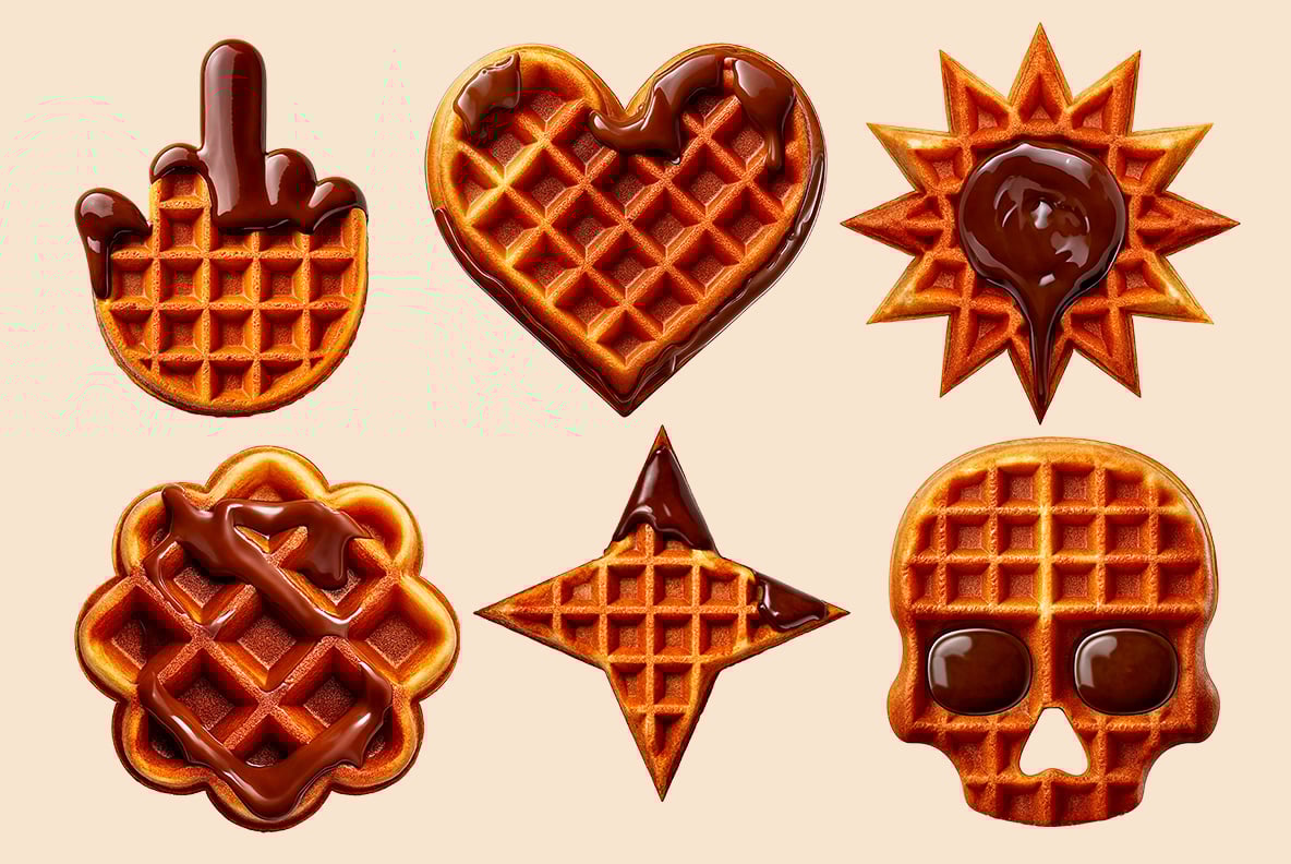 Waffle Drip Font