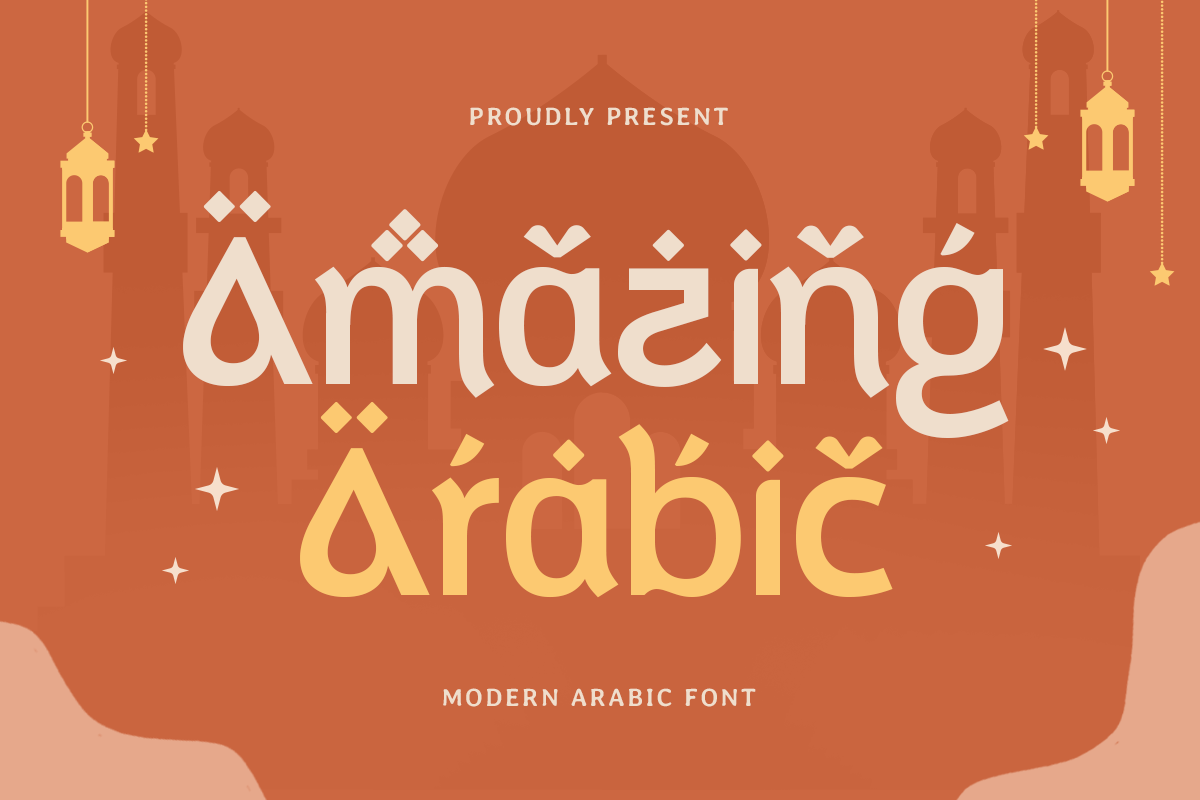 Amazing Arabic - Modern Arabic Font