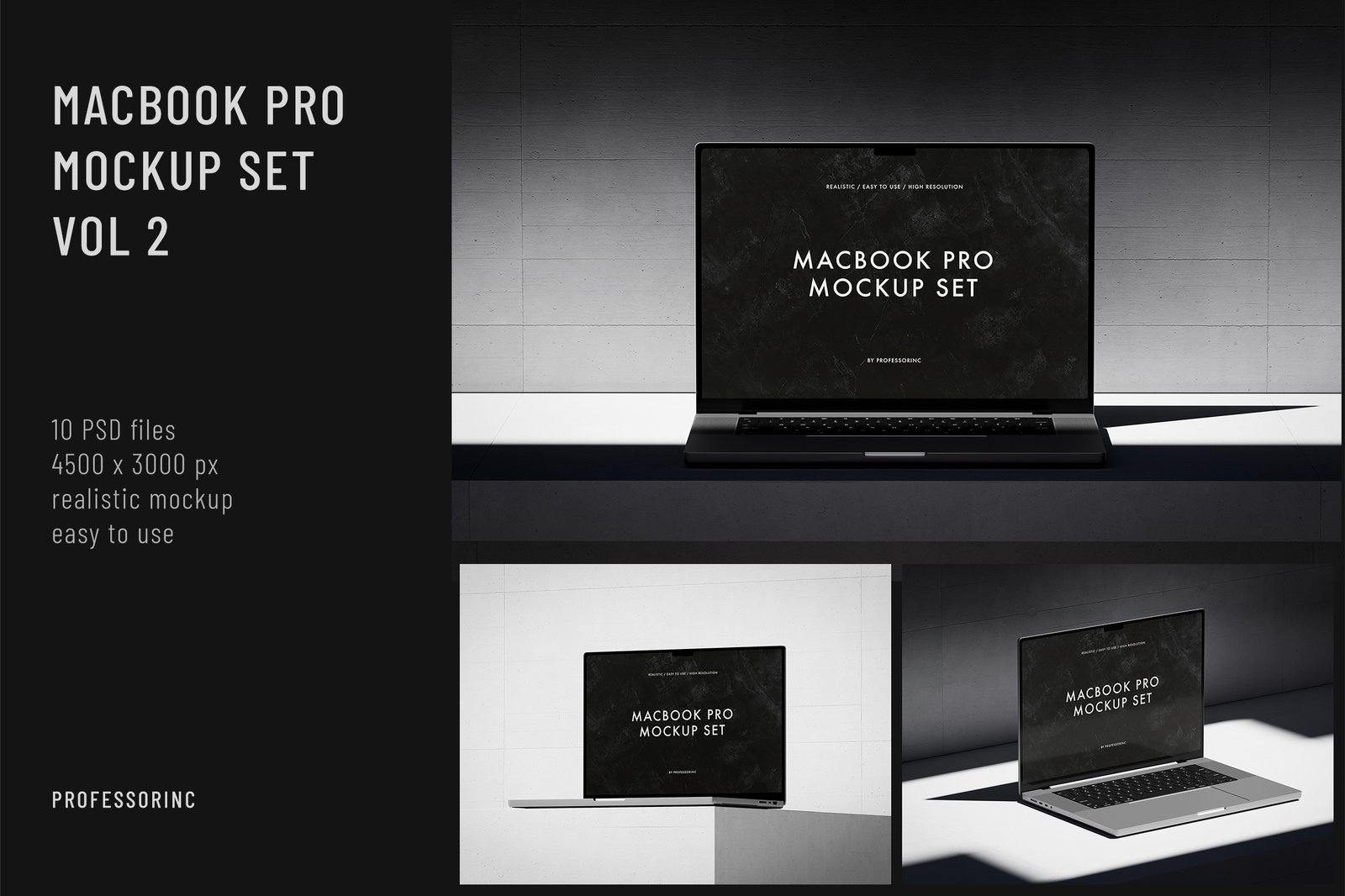 MacBook Pro Mockup Set - vol. 2