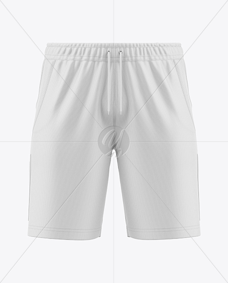 Training Shorts Mockup - Front View