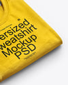 Folded Sweatshirt Mockup