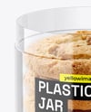 Clear Plastic Tube with Cookies Mockup