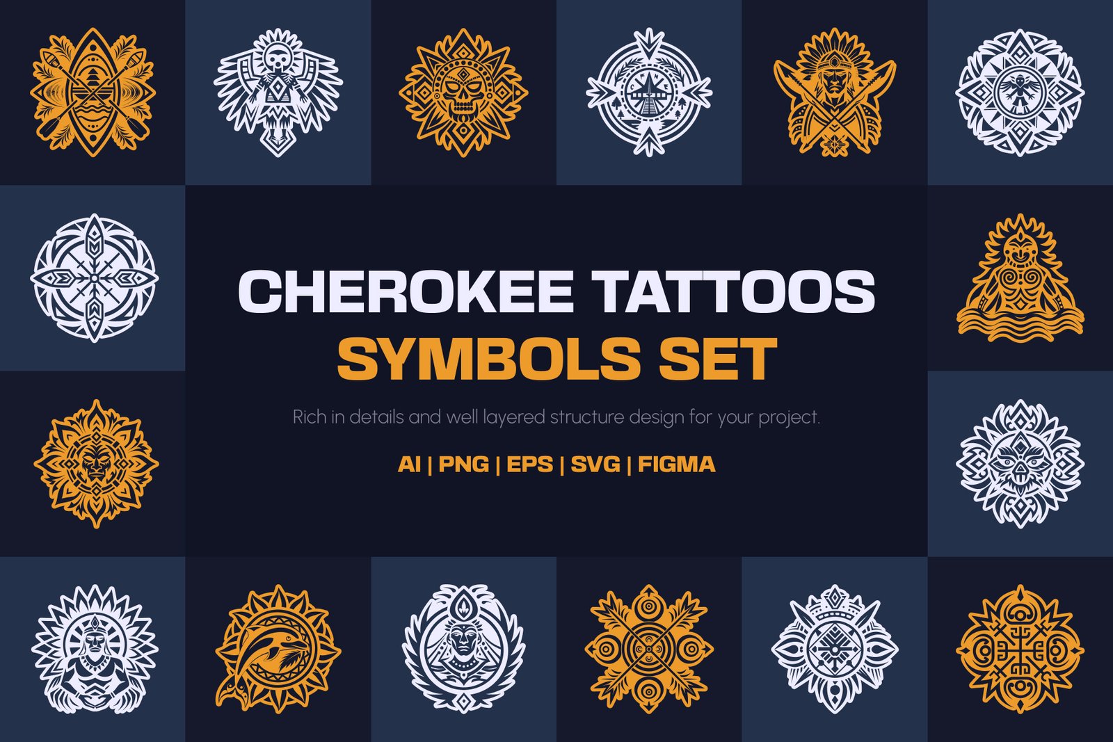 Cherokee Tattoos Symbols​
