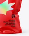 Matte Stand-Up Pouch Mockup