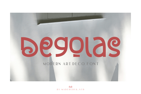 Degolas Font - Cursive