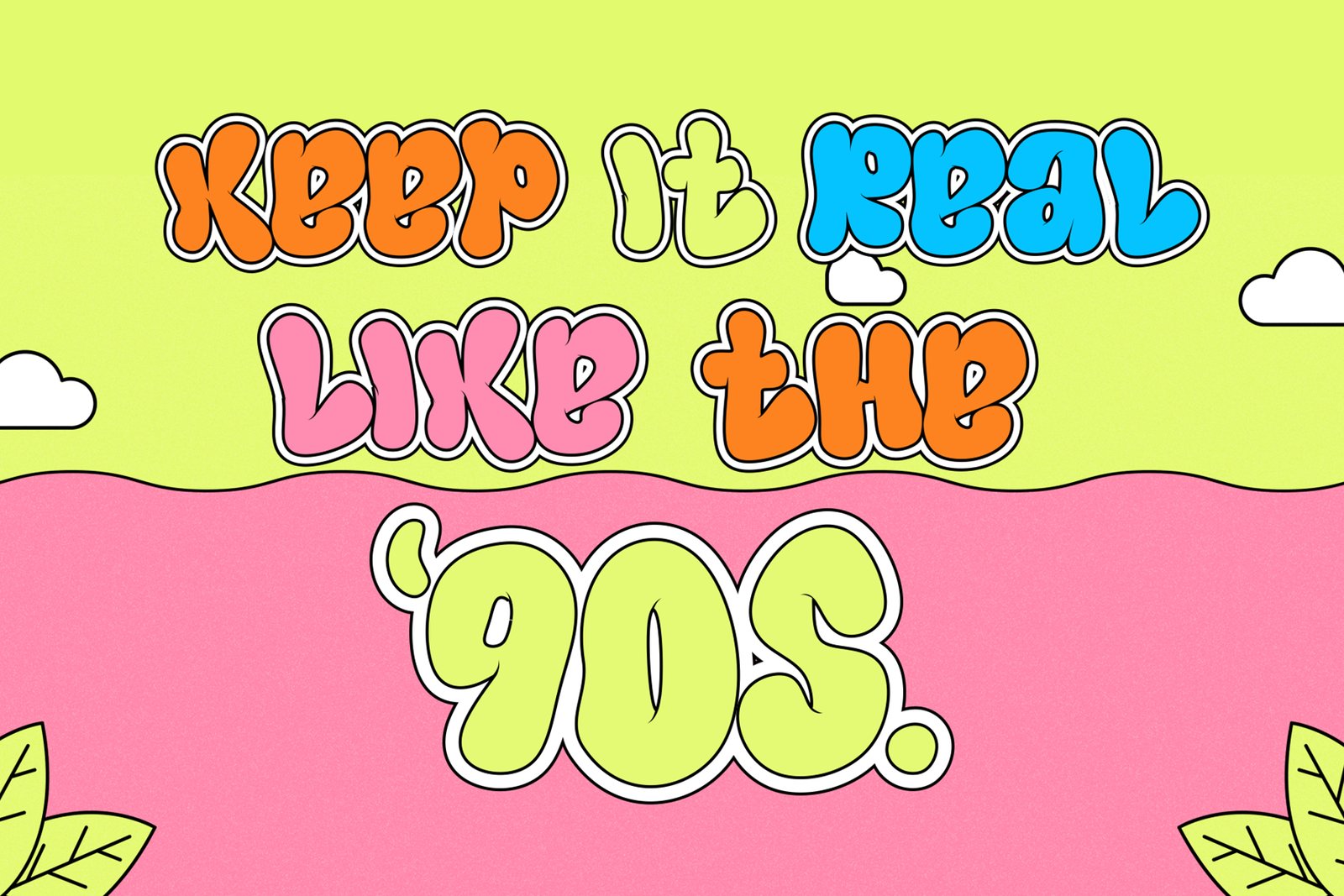 Onyx Vibe - 3d 90s layered display font