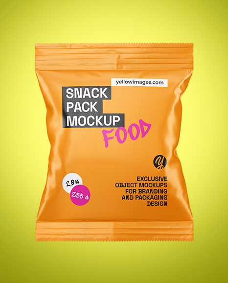 Matte Snack Pack Mockup