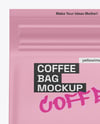 Coffee Bag Mockup – Front View