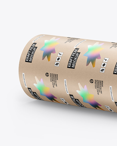 Kraft Paper Roll Mockup
