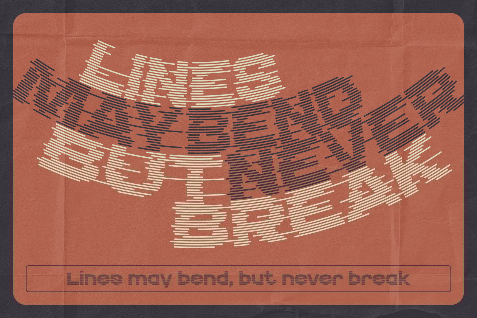 Echo Stripes - Variable Font Set