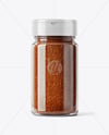 Jar with Grounded Aleppo Pepper Mockup