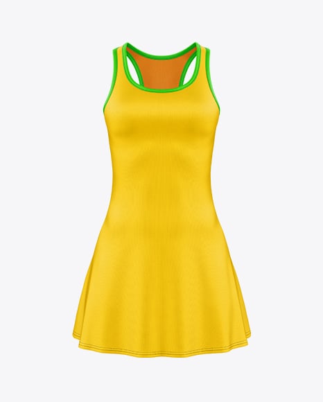 Women's Dress Mockup - Front View