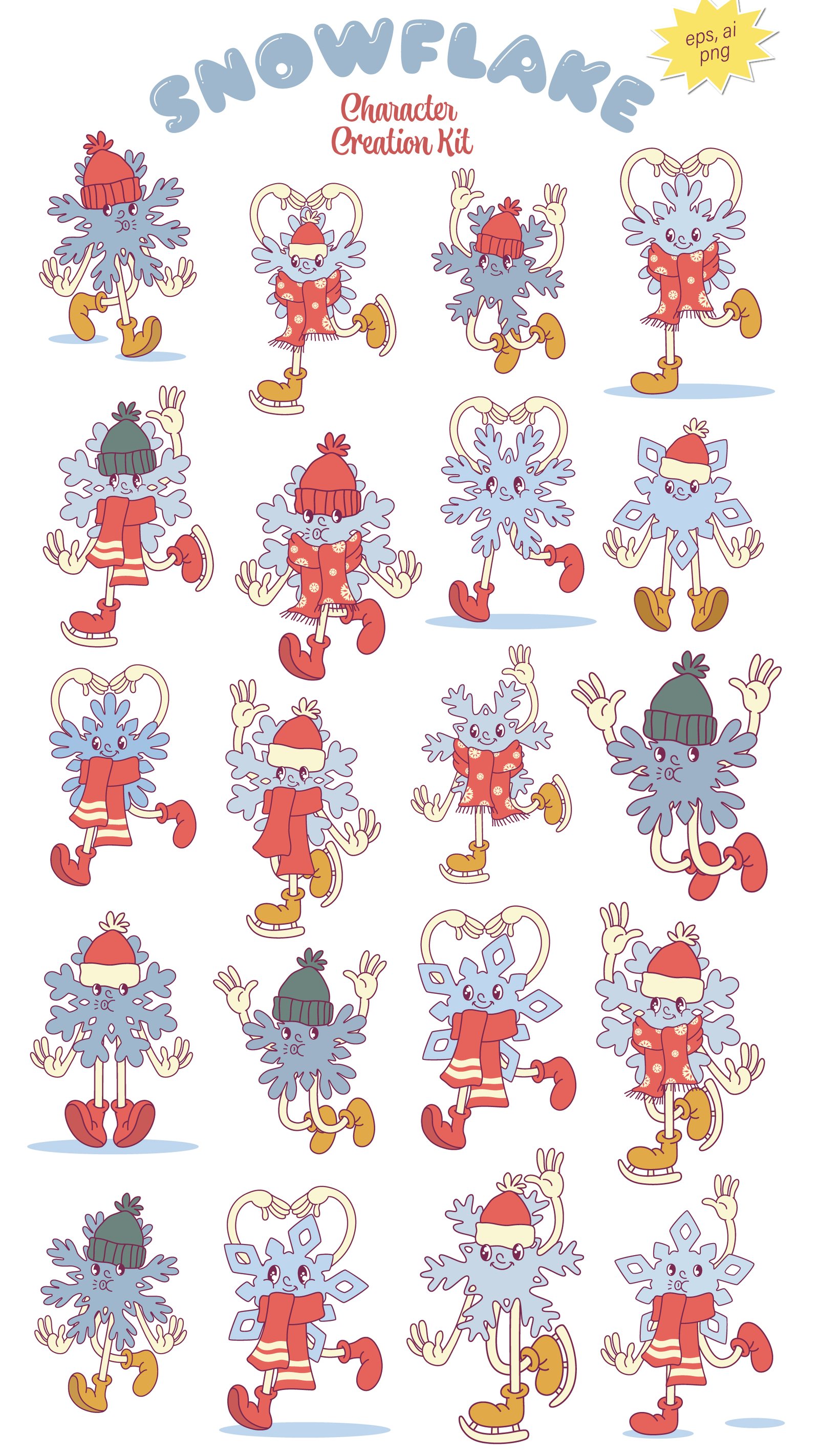 Snowflake Character Creation Kit